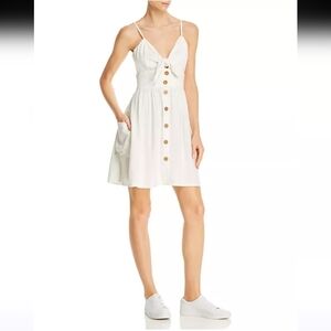 Roxy Under the Cali Sun Tie-Front Dress Size XL